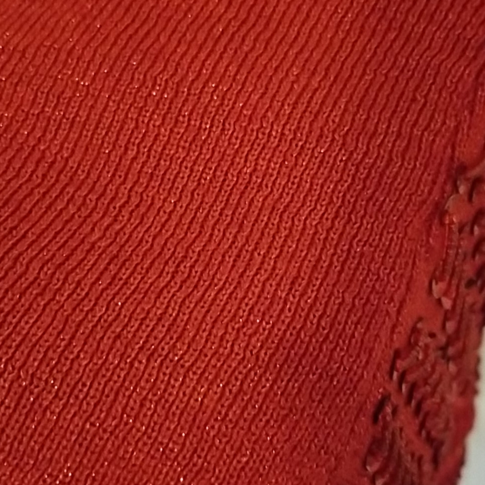 Ruby Red Sequin Camisole Medium - image 6